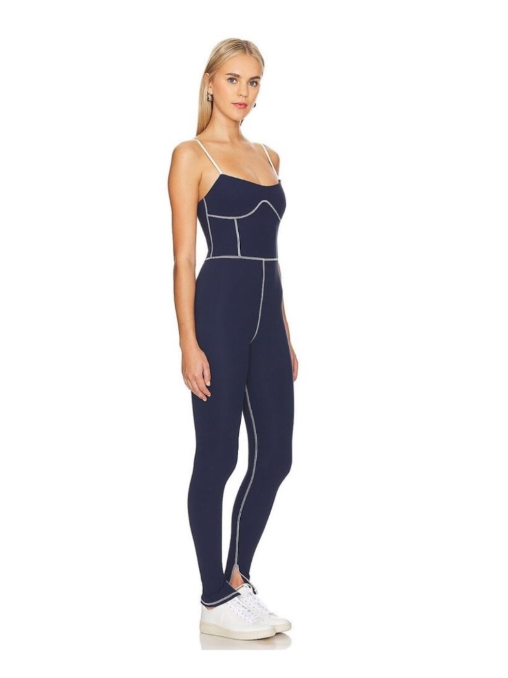 WeWoreWhat Contrast Stitch Corset Jumpsuit – Size XS - Picture 1 of 4
